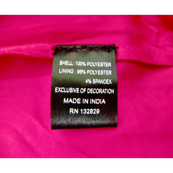 NEW! H:ours Revolve Juniper Maxi Gown Dress All over Beaded Side Cut Hot Pink XS - Picture 11 of 11